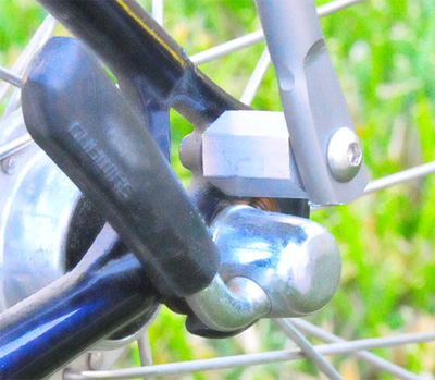 rear bike rack adapter
